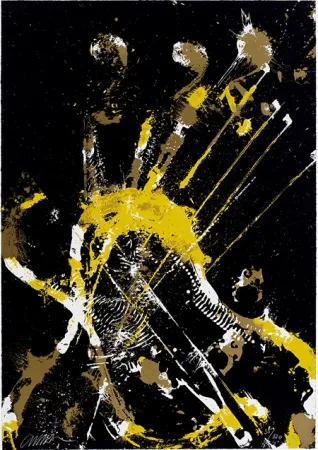 シルクスクリーン Arman - Melody for Strings 2