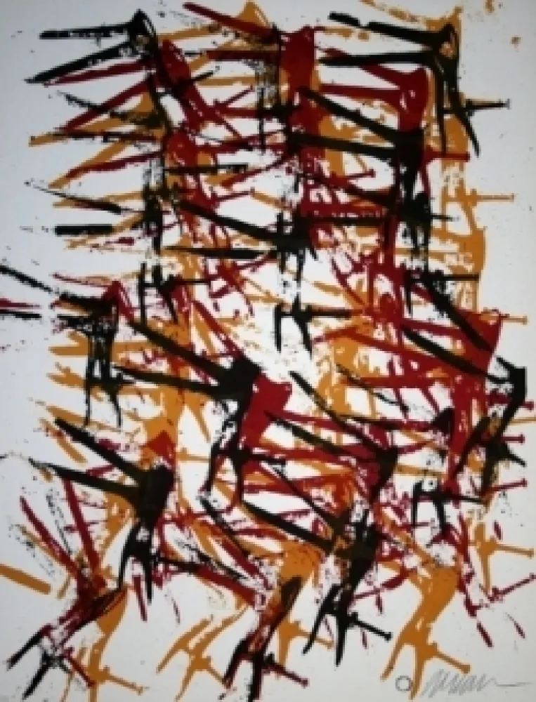 リトグラフ Arman - Pinces