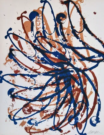 リトグラフ Arman - Rien ne bat plus !