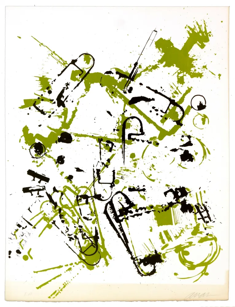 リトグラフ Arman - Sans titre