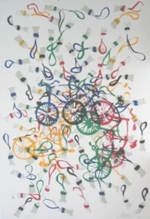 リトグラフ Arman - Sans titre