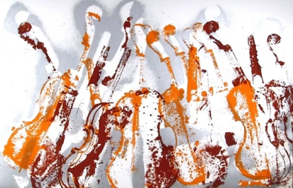 シルクスクリーン Arman - Sernata