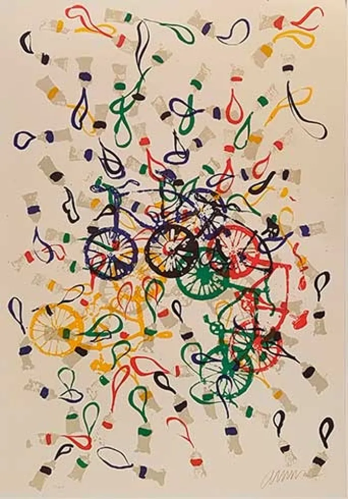 リトグラフ Arman - Untitled