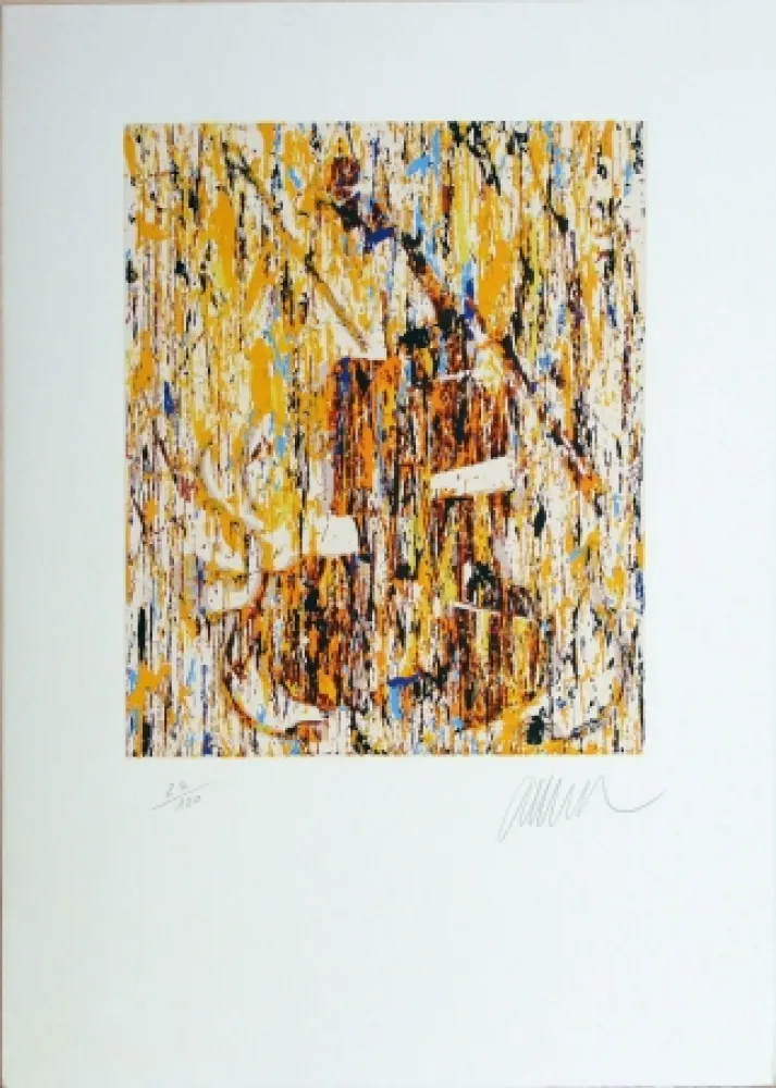 シルクスクリーン Arman - VIOLINO