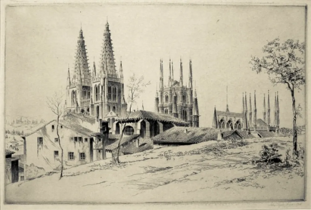 彫版 Arms - Burgos (a.k.a. A Spanish Town Revisited)