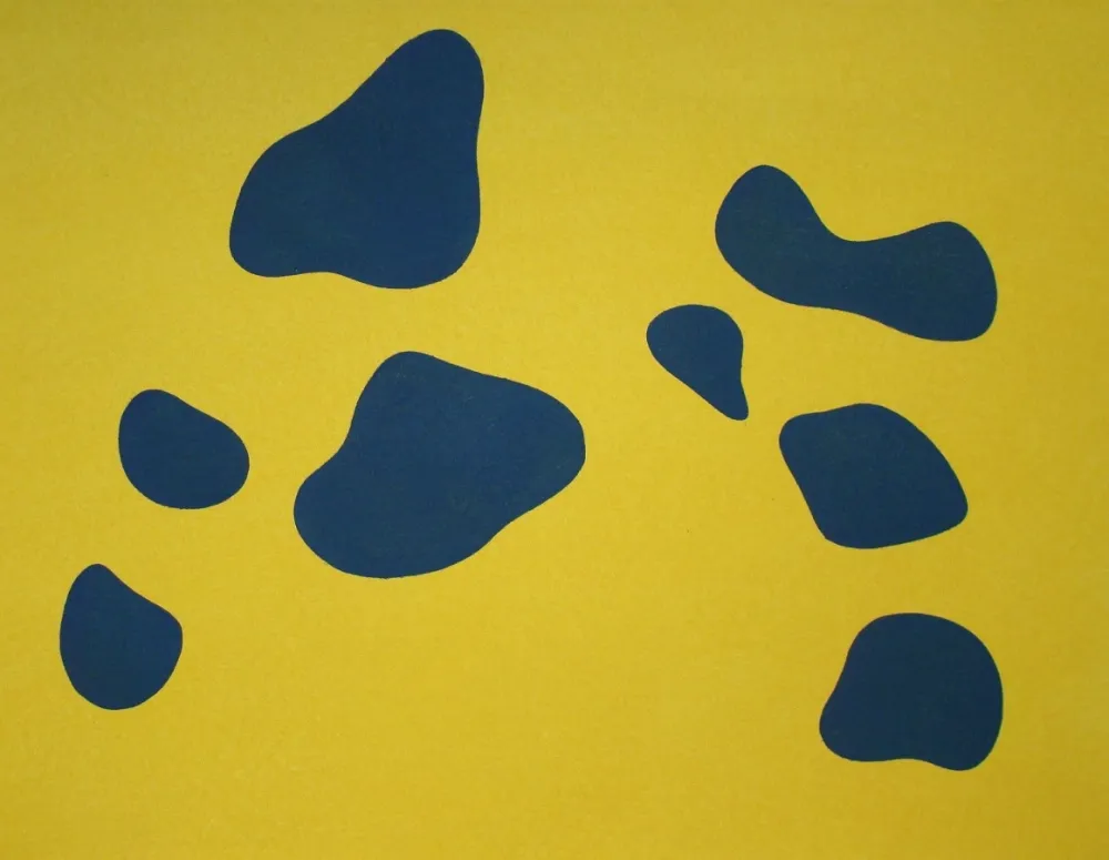 ステンシル Arp - Configuration, 1955