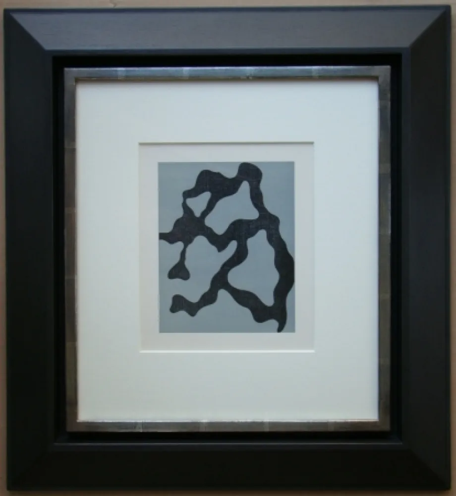 木版 Arp - Géométrie végetale Relief I.