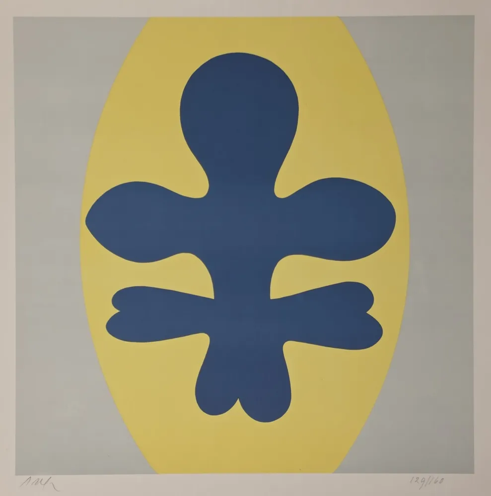 リトグラフ Arp - Pflanzenbild