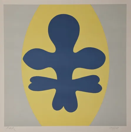 リトグラフ Arp - Pflanzenbild