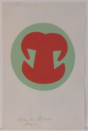 木版 Arp - Sans titre
