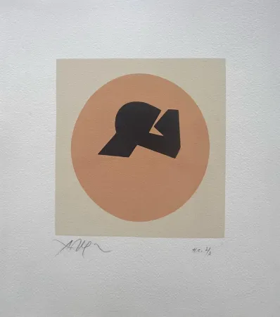 木版 Arp - Soleil recerclé 
