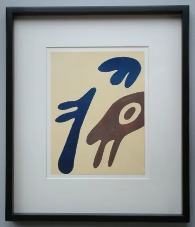 リトグラフ Arp - Trois éléments