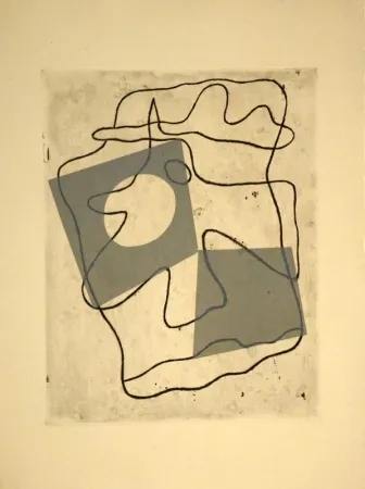 挿絵入り本 Arp - Vers le blanc infini. (Poèmes et gravures)