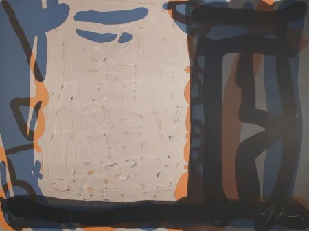 リトグラフ Arranz-Bravo - Casa con anaranjada