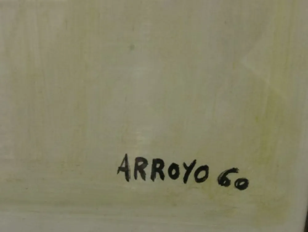 リトグラフ Arroyo - MATADOR (Detalle de la firma)