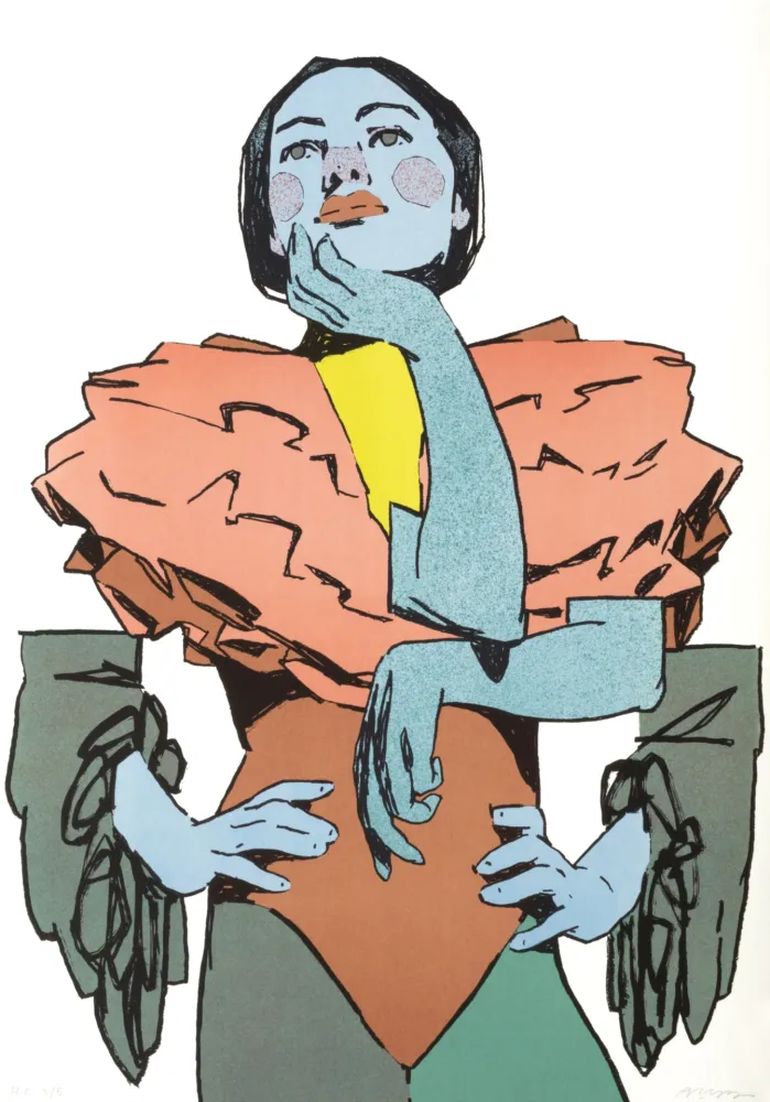 リトグラフ Aryz - El festejo-5