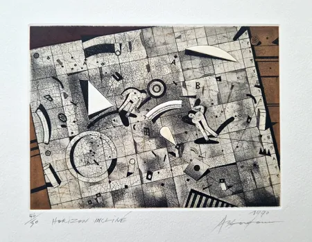 エッチングと　アクチアント Assadour - Horizon incliné