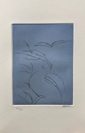 挿絵入り本 Asse - Notes sur Thème. 9 pointes sèches. 