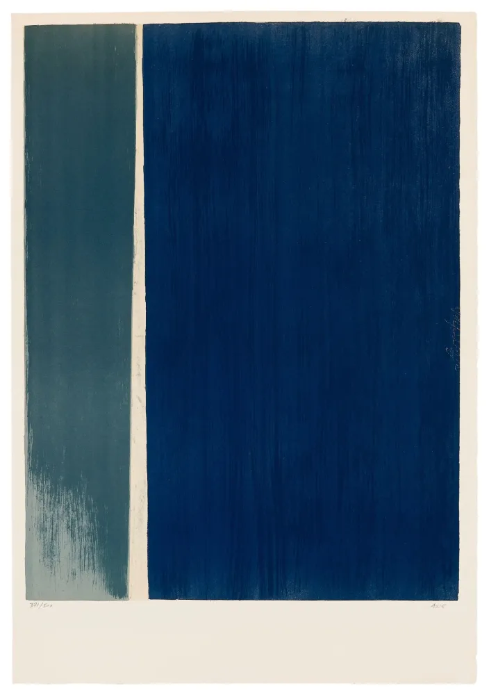 リトグラフ Asse - Sans titre, 1970