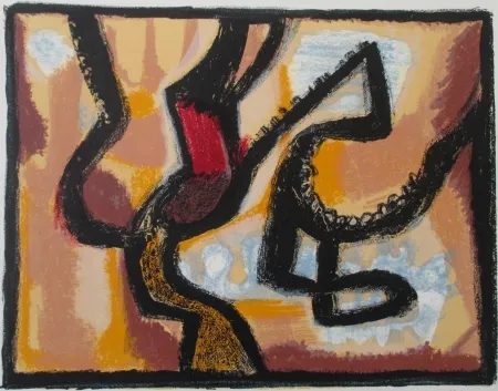 リトグラフ Atlan - Affiche avant lettre, signed