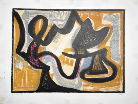 リトグラフ Atlan - Le Simoun 