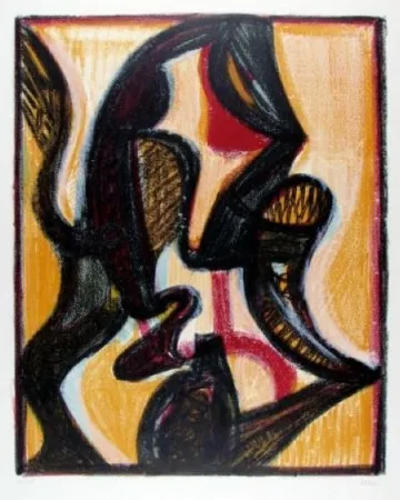 リトグラフ Atlan - Orient