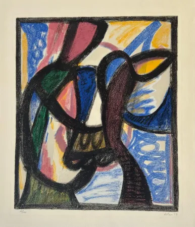 リトグラフ Atlan - Sagittaire