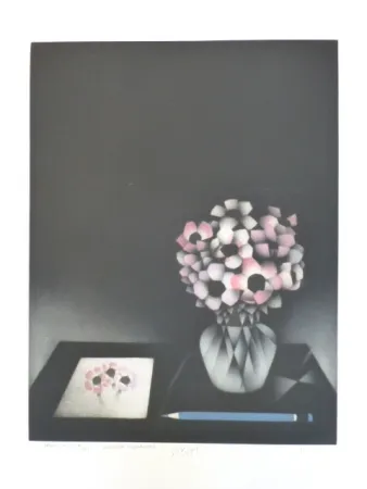 メゾチント彫法 Avati - Au voleur d'anémones !