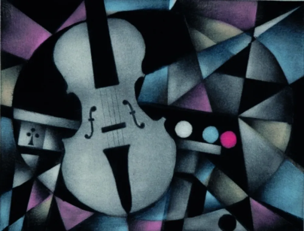 メゾチント彫法 Avati - Avec l'as de trefle