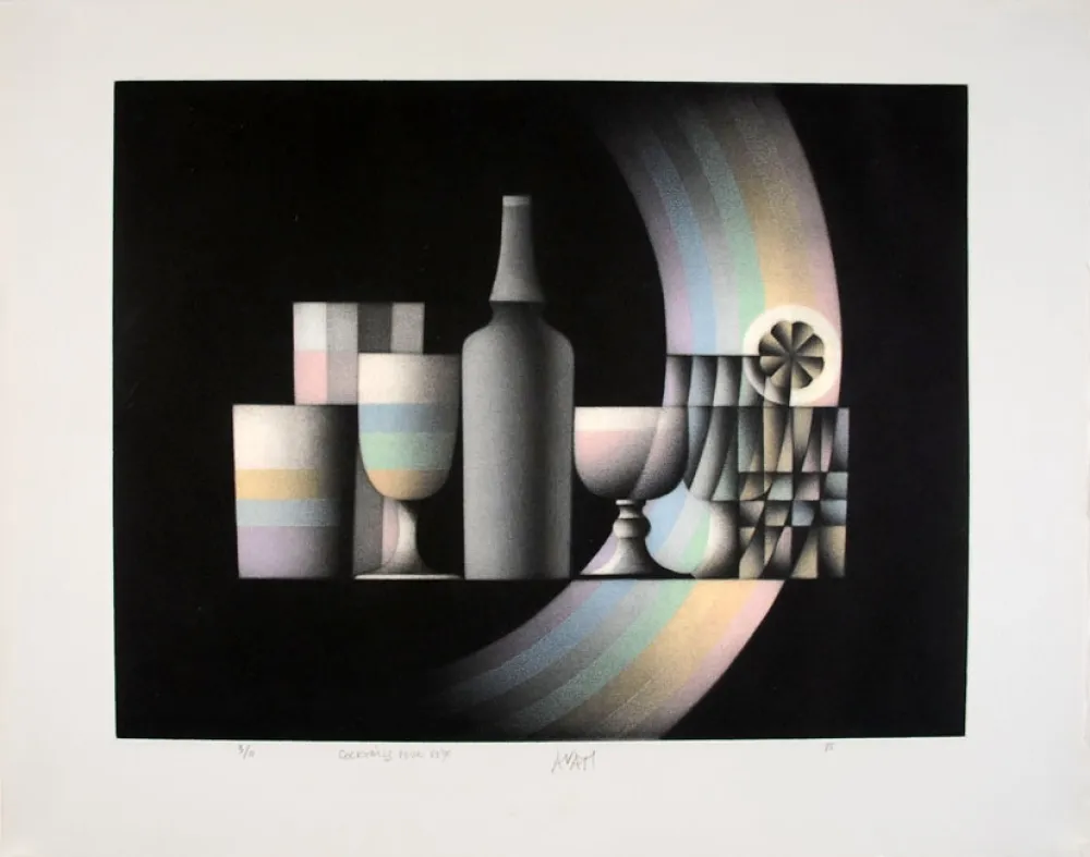 メゾチント彫法 Avati - Cocktails pour deux