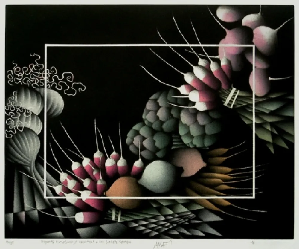 メゾチント彫法 Avati - Discours d'un Ecologiste Provencal a une Bergere Celtique