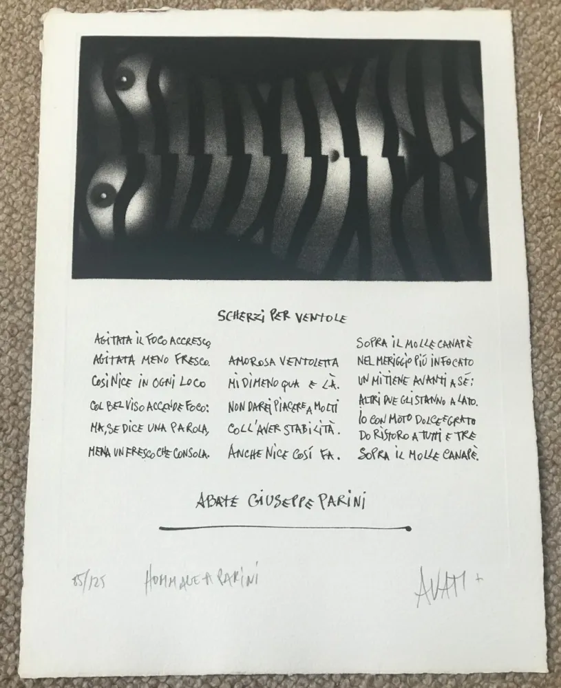 彫版 Avati - Hommage a Parini