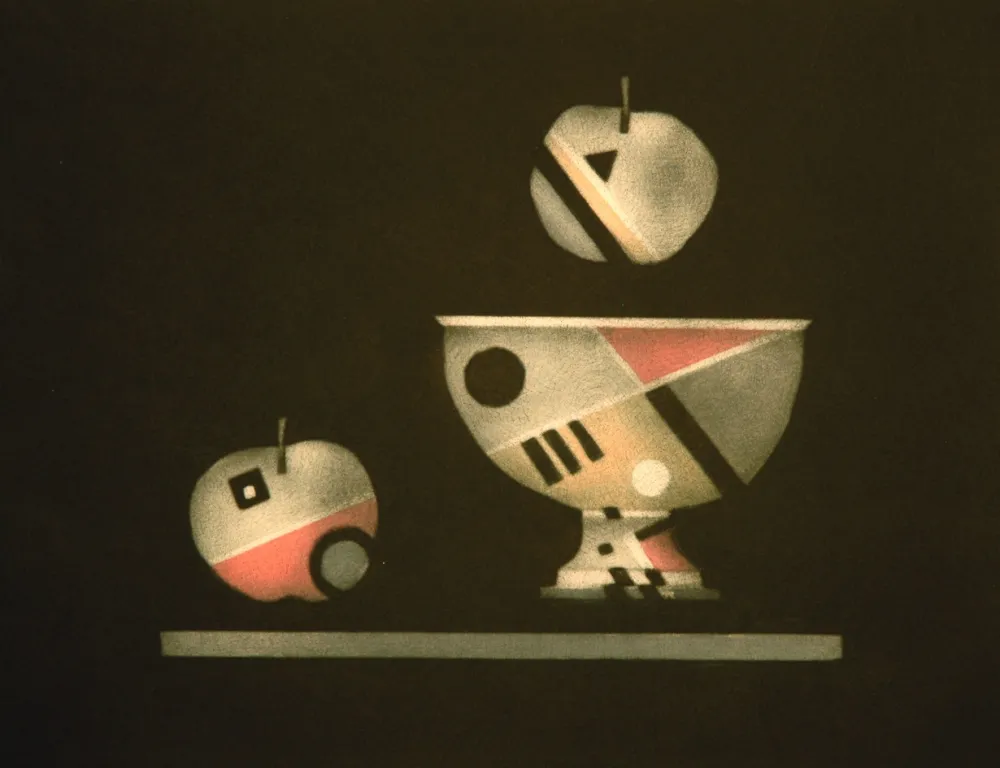 メゾチント彫法 Avati - La nuit des deux rinettes