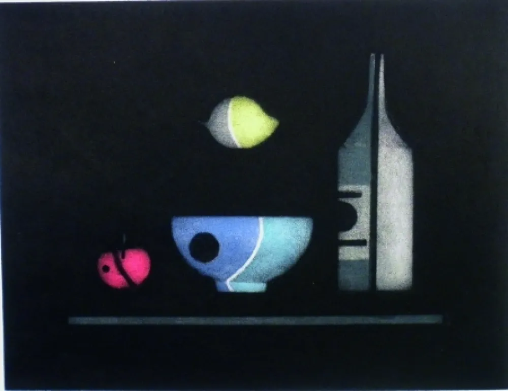 メゾチント彫法 Avati - L'api d'appius