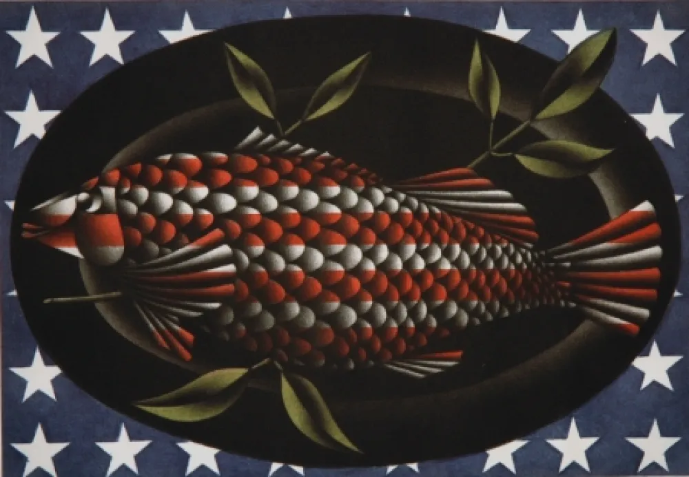 メゾチント彫法 Avati - Le bar américain (II version)