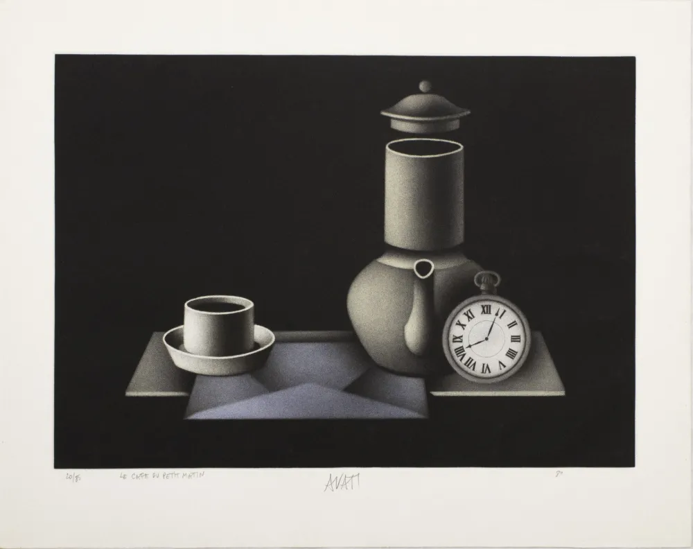 エッチング Avati - Le carte du petit Martin