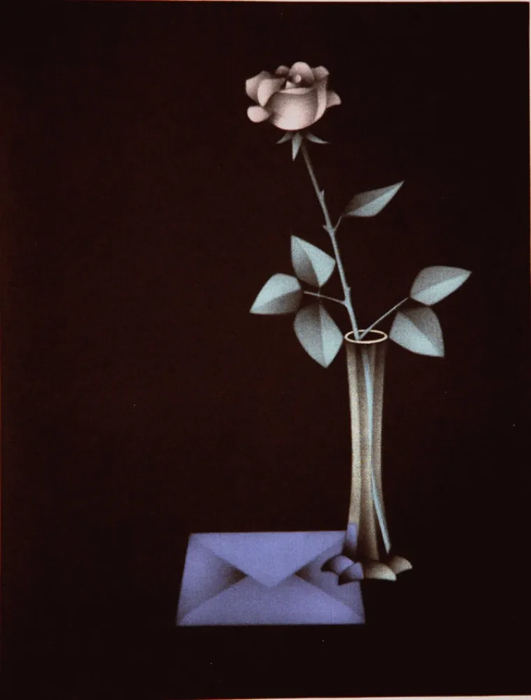 メゾチント彫法 Avati - L'enveloppe bleue