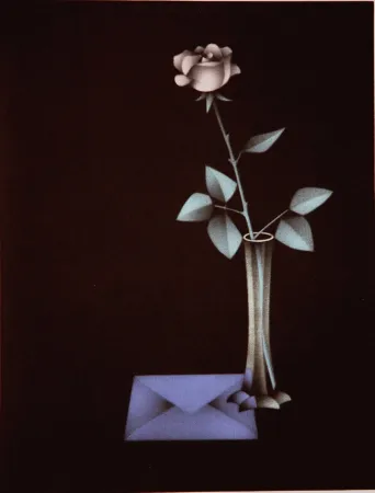 メゾチント彫法 Avati - L'enveloppe bleue