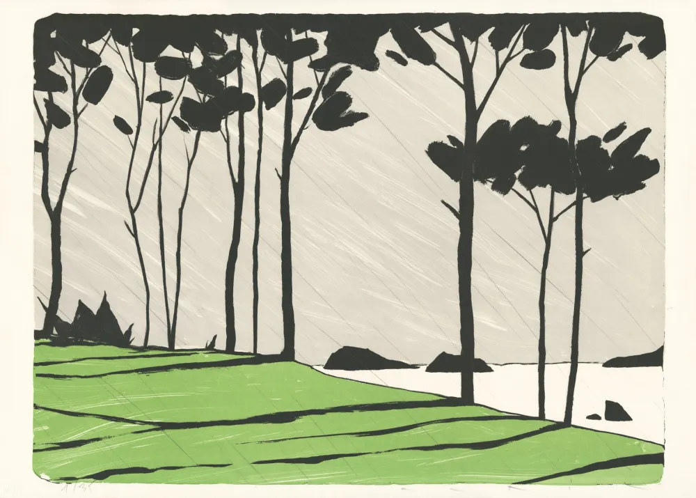 リトグラフ Avril - Betagne - Vert