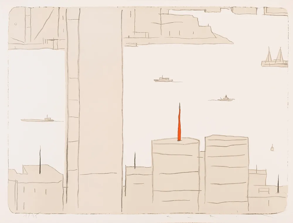 リトグラフ Avril - HK - Morning