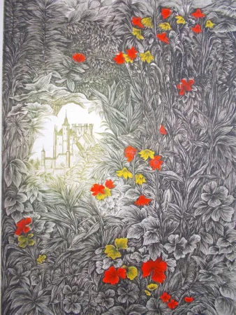 リトグラフ Ayuso - El Alcazar