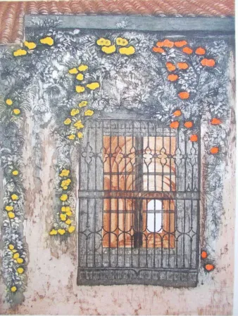 リトグラフ Ayuso - La Cancela