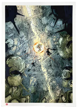 デジタル版画 Bablet - Silent Jenny (Cuivre)