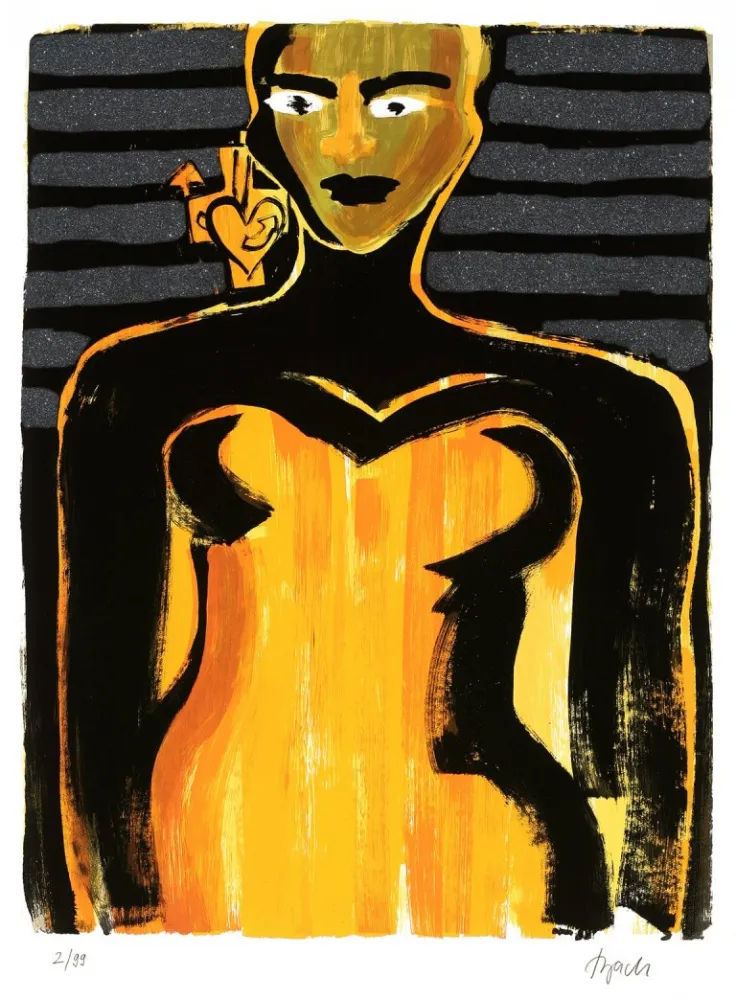 シルクスクリーン Bach - Tras las Bambalinas