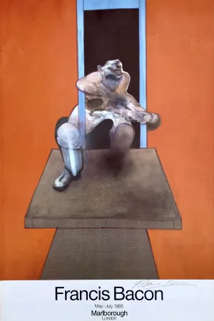 オフセット Bacon - Figure in Movement HANDSIGNED