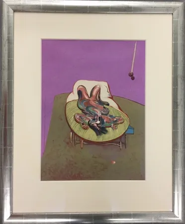 リトグラフ Bacon - Figure Lying