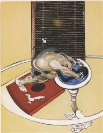 エッチングと　アクチアント Bacon - Man at the washbasin