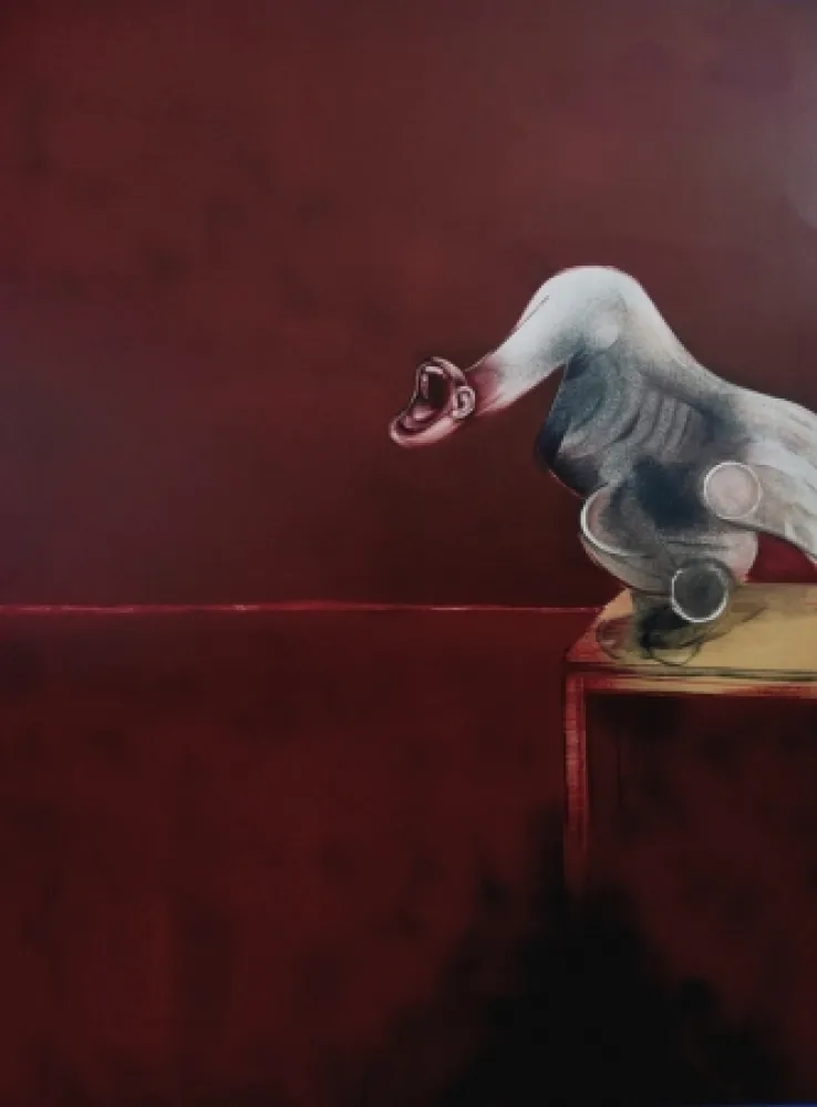 リトグラフ Bacon - Second Version, Triptych 1944