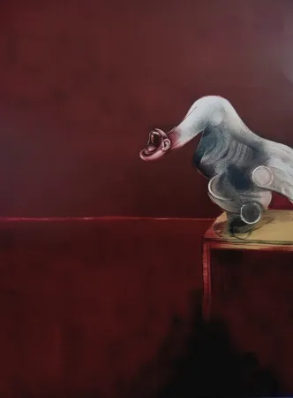 リトグラフ Bacon - Second Version, Triptych 1944