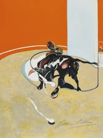 リトグラフ Bacon - Study for bullfight, n° 3